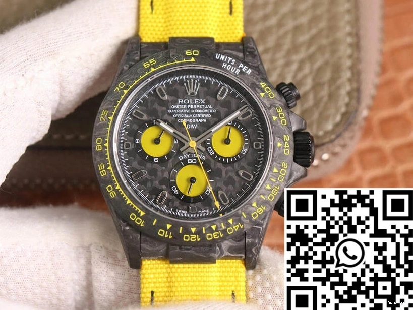 Daytona Version Rolex WWF Factory Diw Carbon Fiber Retrofit Pattern 0317